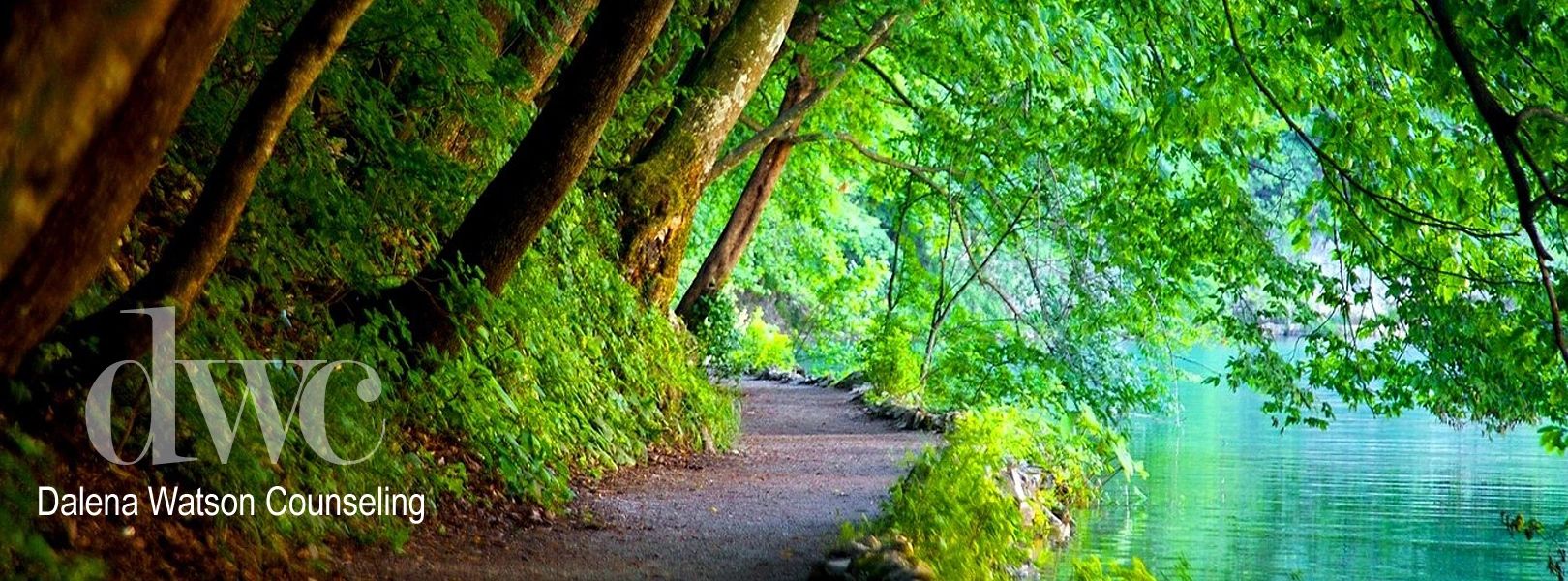 DWC Dalena Watson Counseling Therapy
lush landscaped path next to a river
expressive creative arts