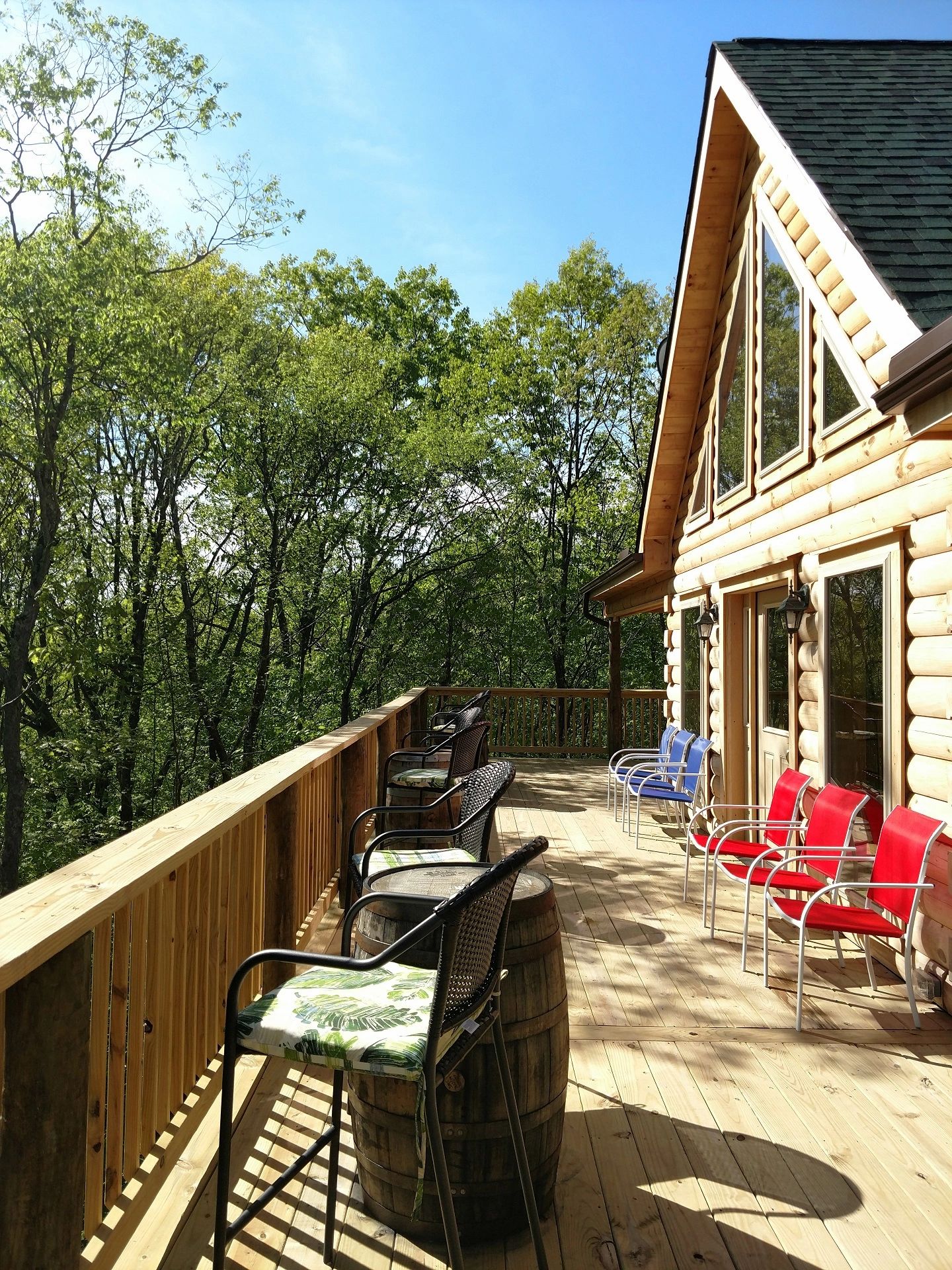 Log Cabin on Lehigh River. Perfect for Pocono vacation rental and Pocono bachelor party