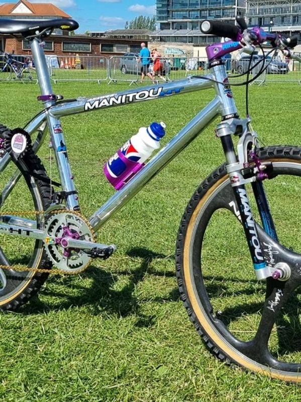 Manitou Retro Bike Yorkshire Cycle Festival in Driffield Showground show and shine