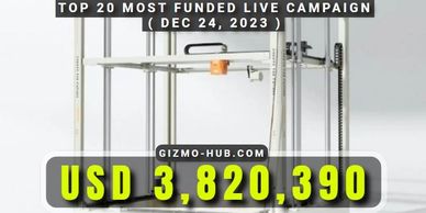 top 20 most funded live crowdfunding campaigns from kickstarter and indiegogo december 2023