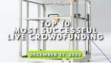 top 10 most successful live crowdfunding campaigns from kickstarter and indiegogo december 2023