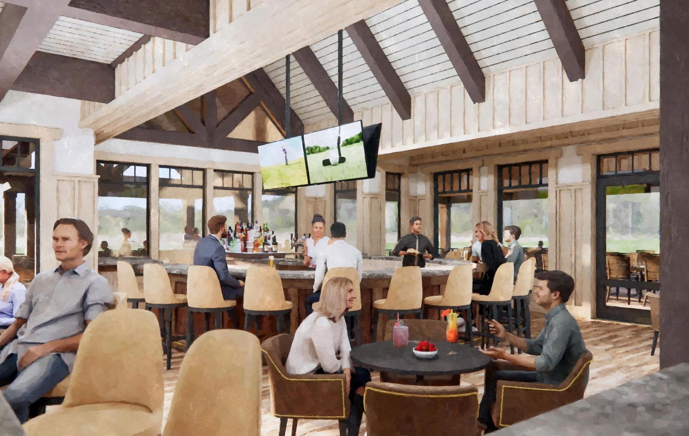 The proposed Mountains View Bar seen from the inside.