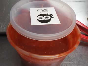 Gochujang 8 0z red spicy sauce made by Ninja Chef M