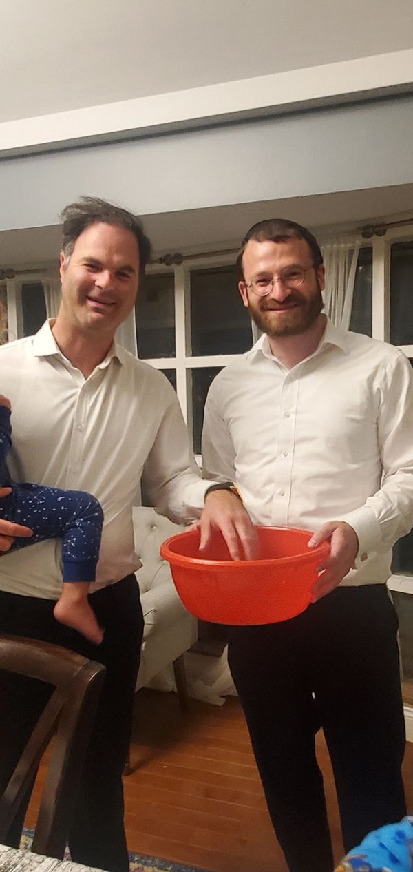 Mr Yonah Jacobs picking raffle winner. Shavous 5780.