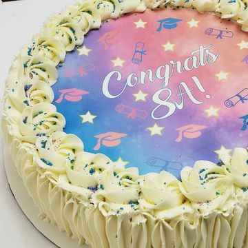 Kosher personalized Rice crispy cake