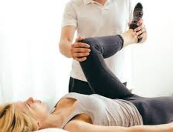 A lady receiving a Sports Massage