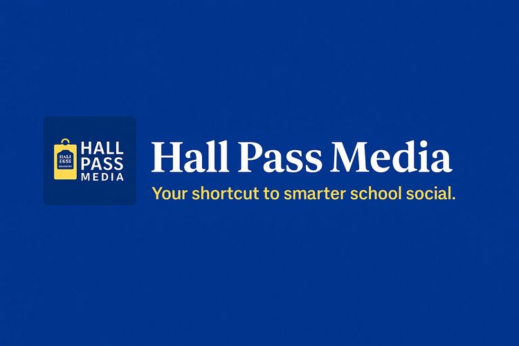 Hall Pass Media logo – social media management for charter and private schools