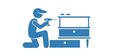 Professional furniture dismantling and assembly service for flats, houses, and offices