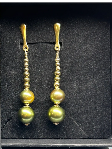 Custom Tahitian Pearl Earrings