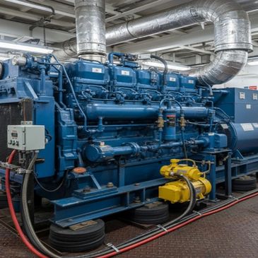 maquina principal de barco o locomotora