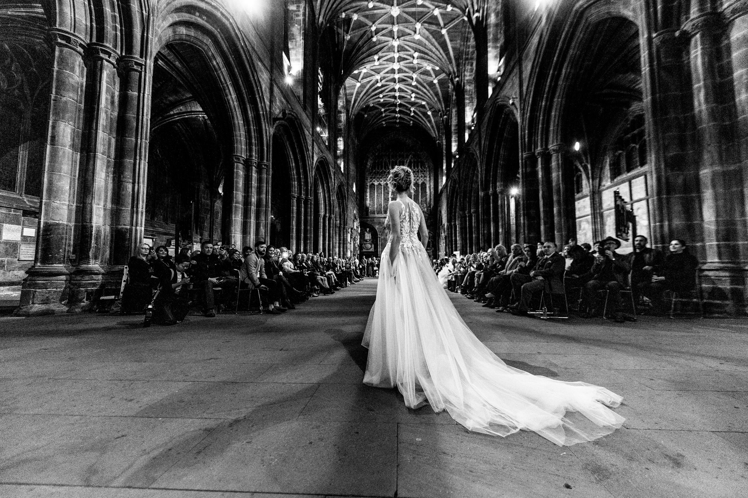 CHESHIRE FASHION WEEK AT CHESTER CATHEDRAL.