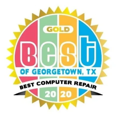 Gold Rating in the Best of Georgetown Texas Best Computer Repair 2020