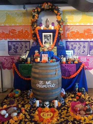 Roberto Mario Gómez y Bolaños ofrenda in honour of Chespirito, installation at Harbourfront Centre