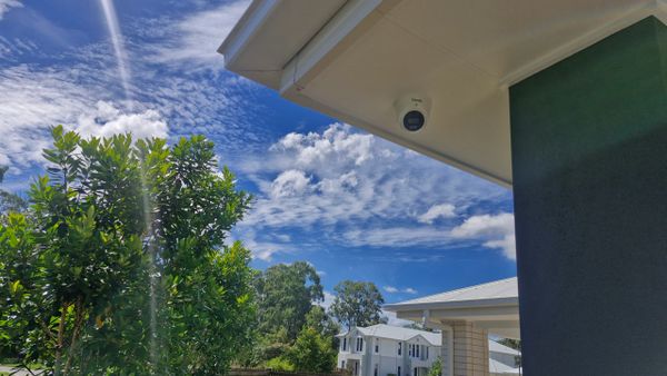 Tiandy CCTV camera installed in Brisbane home – AI-powered security