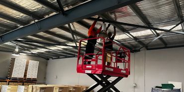 Industrial CCTV system installed for full perimeter and loading zone coverage with stable network se