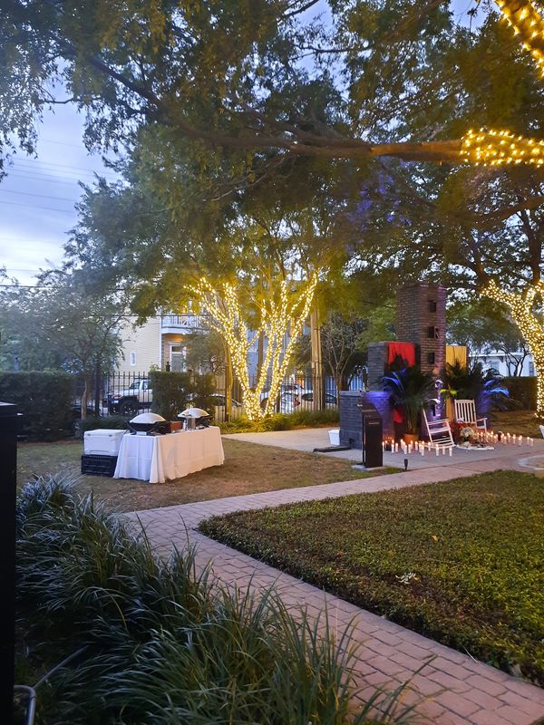 Oyster Grills set up