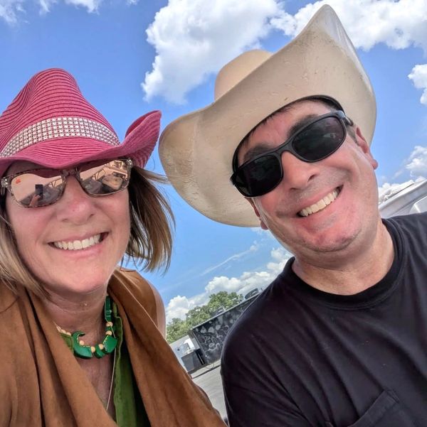 It is incredibly rare to find us in cowboy hats, but it was the Cajun Shootout!