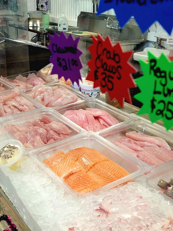 We get a lot of our fresh fish from Perdido Seafood