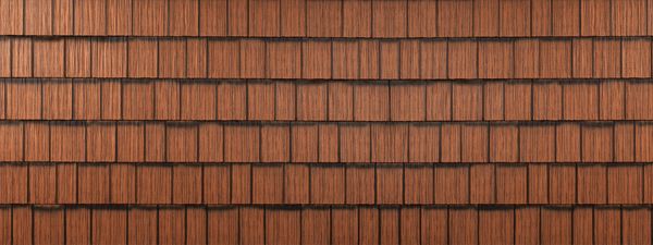 steel shake shingles in the color copper