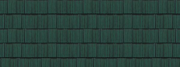 steel shake shingles in color Hartford green