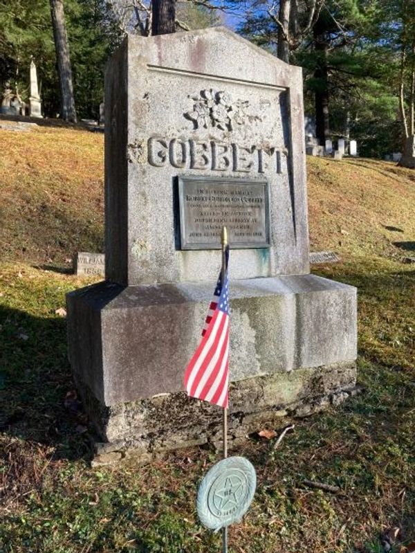 Monument of World War One soldier Robert Guildford Cobbett