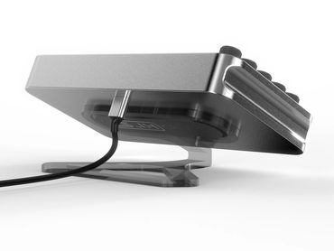 Computer Stream Controller with acrylic stand. Designed in Fusion 360 and rendered in Keyshot. 2024