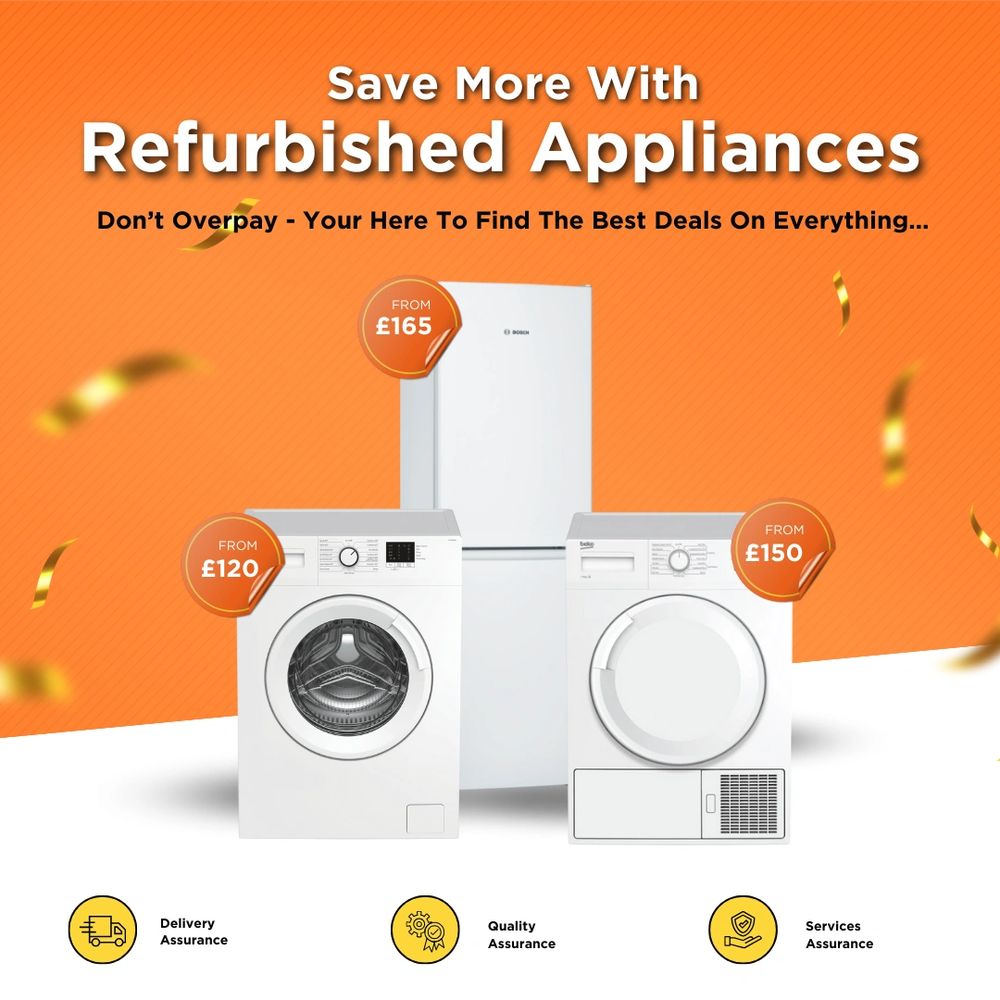 Discount Washing Machines, Fridge Freezers, Tumble Dryers, Gas & Electric Cookers, Vacuums & More.