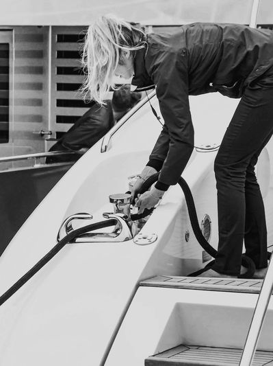 Fort Lauderdale Yacht Crew Women tying lines
