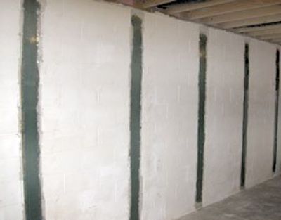 Carbon fiber strapping fix bowed walls