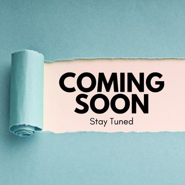 Blue paper peeled back revealing 'Coming Soon' text.