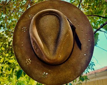 Hand punched flowers