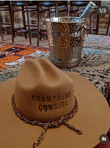 Champagne hat