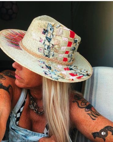 Vintage hand woven materials