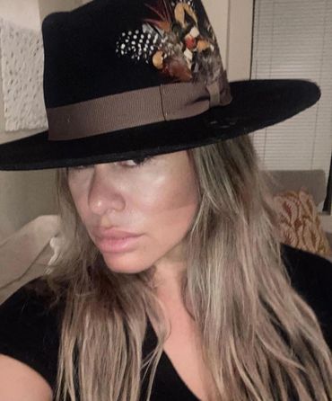 Custom feather fedora