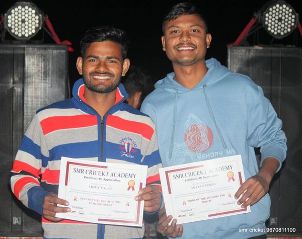 cricket academy award program smr cricket academy lko 2025