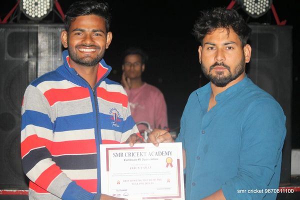 cricket academy award program smr cricket academy lko 2025