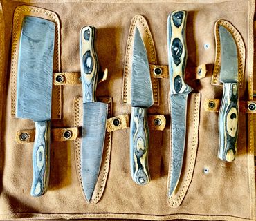 Exotic Wood Chef Set