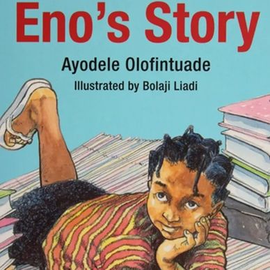 Book cover for Eno's Story, a book Laura Atkins edited for Cassava Republic Press in Nigeria