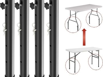 Table leg extenders