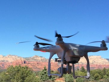 McGregor photo flying drone Sedona
