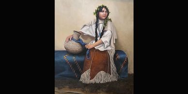 "Taos Maiden"
Oil on Linen
20" x 16"