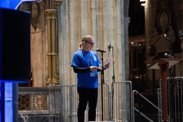 Image of person presenting