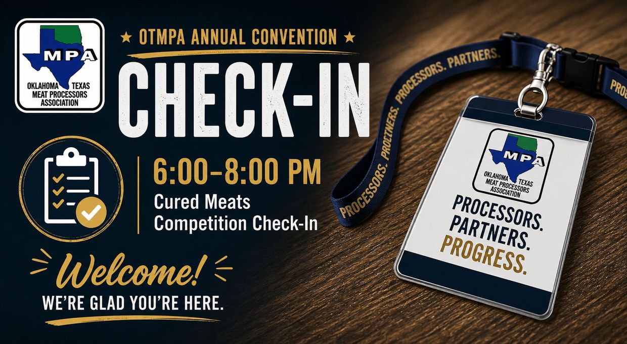 OTMPA 2026 CONVENTION CHECK-IN 6-8PM