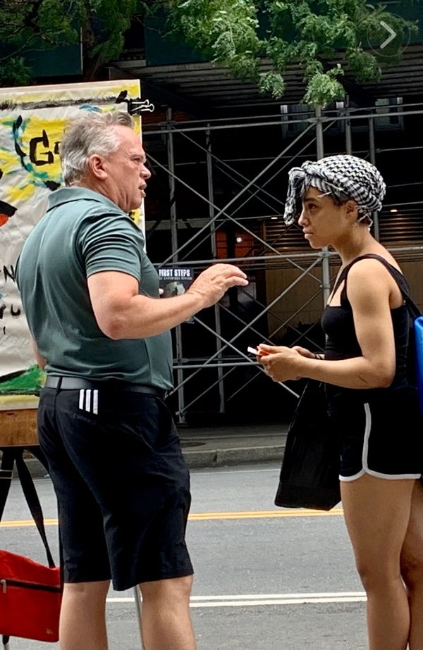 dr tony rizzo at a street safety zone in kensington