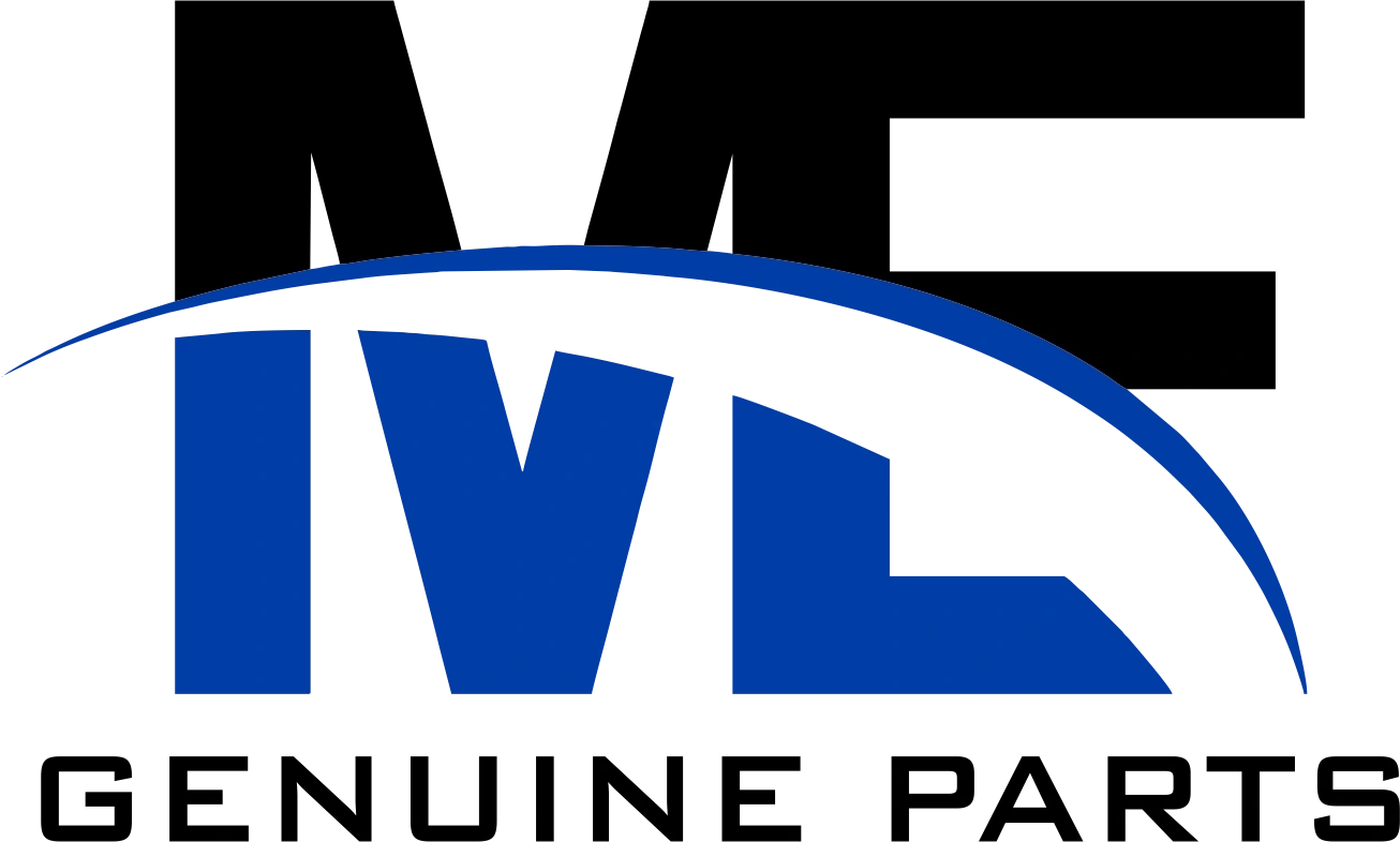 Logo for IVL Genuine Parts with blue and black text.