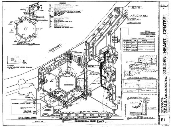 Blue Print of Golden Heart Plaza Electrical Scheme.