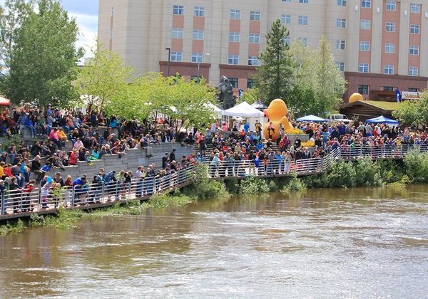 Rubber Duckie Race 2014. Photo by Nancy Durham.