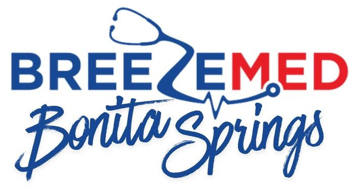BreezeMed Bonita Springs logo with stethoscope design.