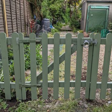 Small picket gate