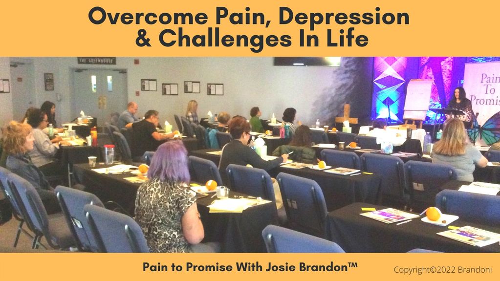 At Pain To Promise With Josie Brandon® you will learn how to grow with faith based love of Jesus